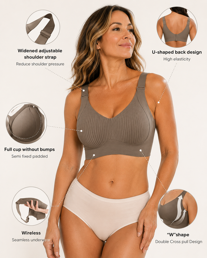 Seamless Comfort Adjustable Wireless Bra