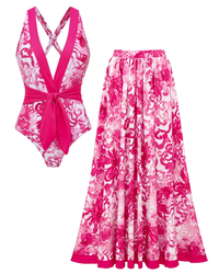 One-Piece and Skirt