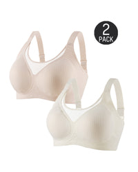 [2-Pack]Nude+Beige