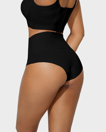 3-Pack High Waisted Tummy Control Brief Panties