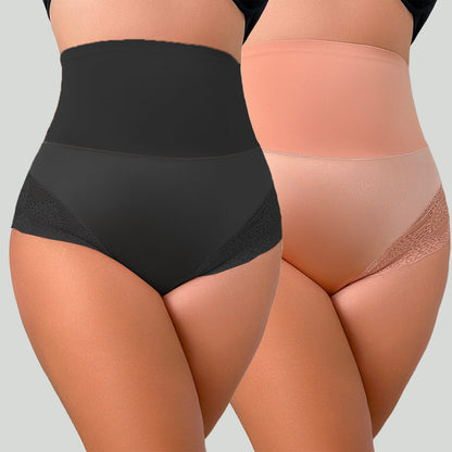 Floralshe® Lace-Trim Shaping Brief Panty
