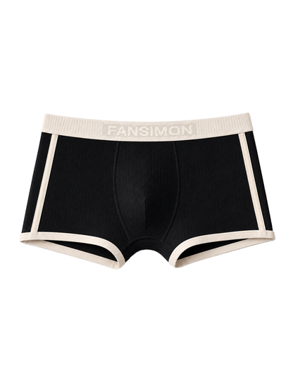 Men's Mid-Rise Simple Breathable Boxer Briefs