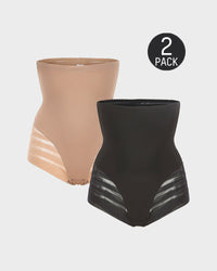 [2-Pack]Black+Nude