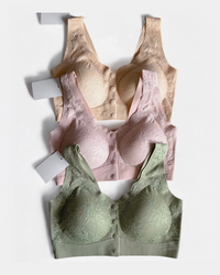 [3-Pack]Nude+Pink+Green