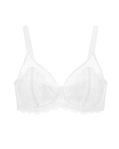 Women's Mermaid Scale Lace Unlined Bra