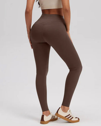 Women's Seamless Tummy Control Butt Lifting Stretch Yoga Leggings