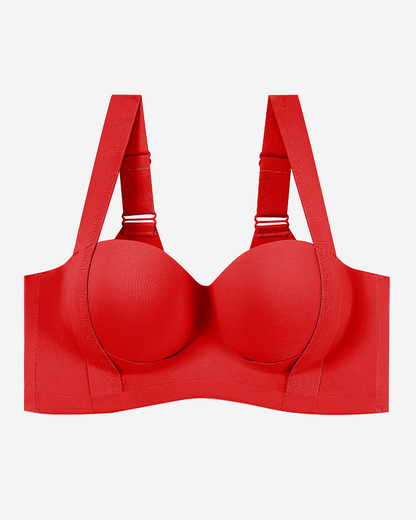 Wireless Seamless Push-Up Bra with Side Support