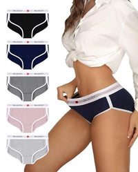 [5 Pack]Black+Grey+Light Grey+Navy Blue+Pink