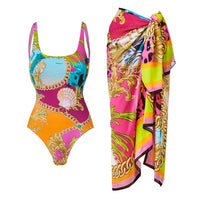 Swimsuit and sarong