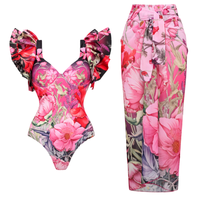 Swimsuit and sarong