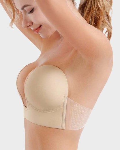 Floralshe® Push Up Plunge Bra