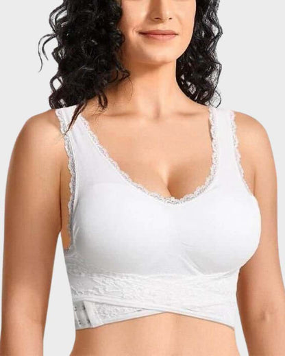Floralshe® Breathable Comfort Push Up Lace Bra