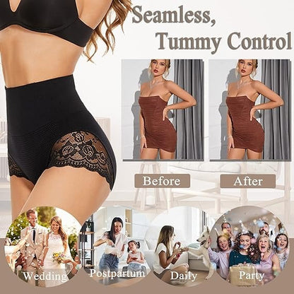 Floralshe® Lace-Trim Shaping Brief Panty