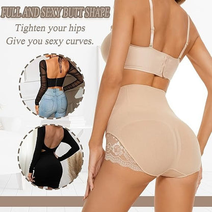 Floralshe® Lace-Trim Shaping Brief Panty