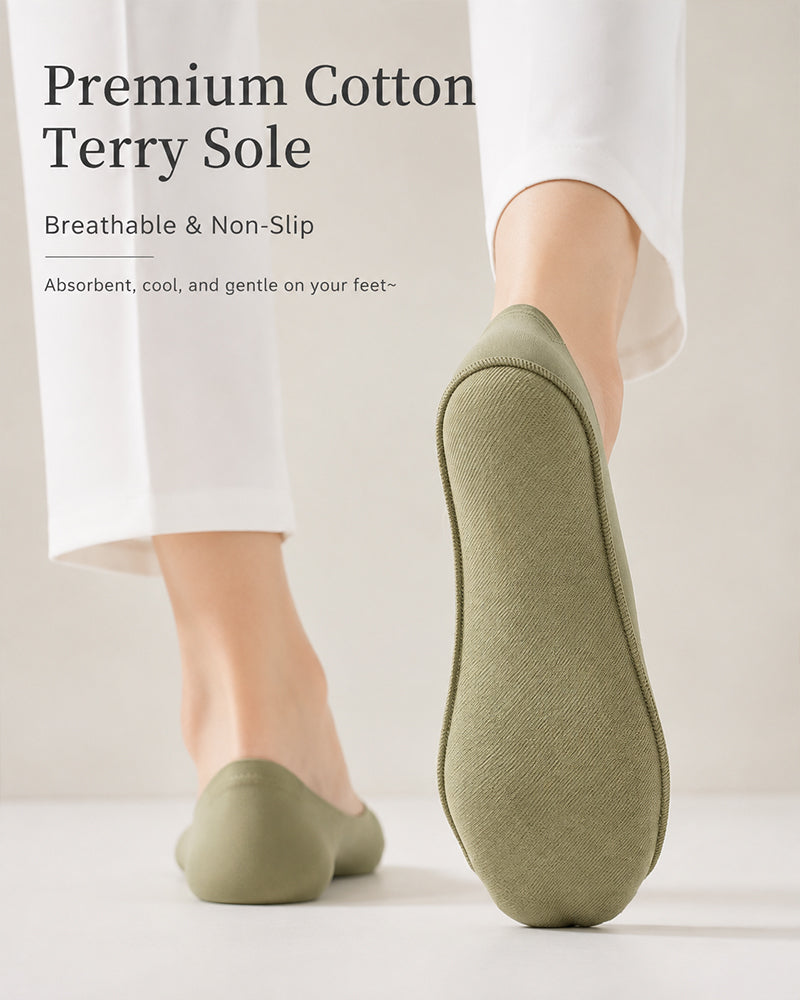 9 Pairs Comfortable Breathable Invisible Non-Slip Socks