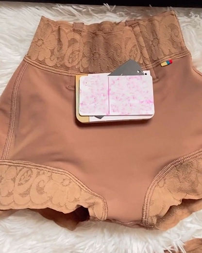 Invisible Low Waist Seamless Tummy Control Butt Push up Short