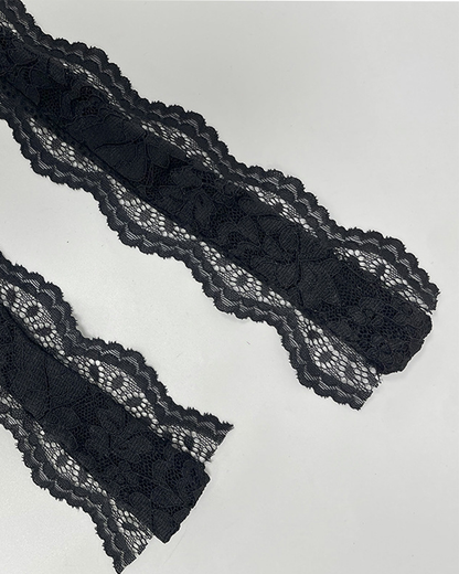 Sexy Lace V-Neck Backless Slim Fit Bodycon Dress
