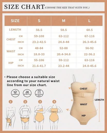 One-piece shapewear non-marking models invisible straps corset waist shaping tight underwear