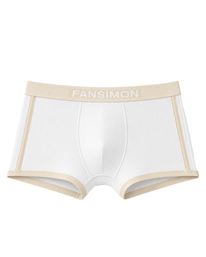 Men's Mid-Rise Simple Breathable Boxer Briefs