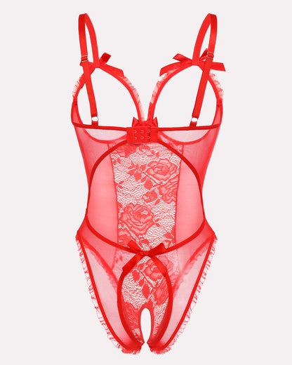 Christmas Lace Mini Bodysuit