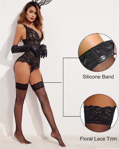 1 Pair Fishnet Tights High Stockings