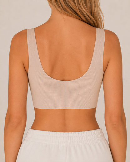 Front Closure Seamless Comfortable Wire-free Bra