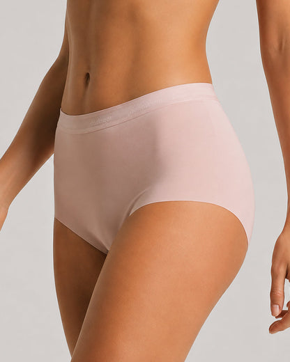 4-Pack High Waist Letter Print Seamless Breathable Panties