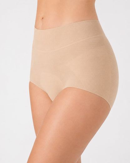 2-Pack High Waist Seamless Ice Silk Hip-Lifting Shaping Panties