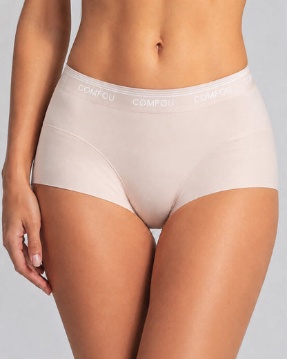 Five-Pack Mid Waist Pure Cotton High Elasticity Breathable Briefs