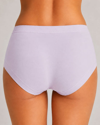 5-Pack Mid Waist Soft Modal Cotton Panties