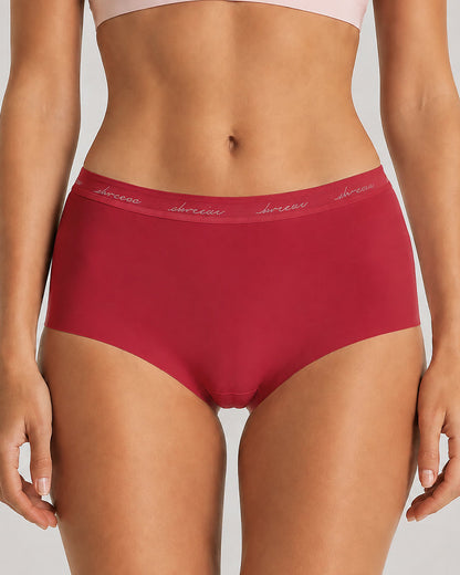 4-Pack High Waist Letter Print Seamless Breathable Panties
