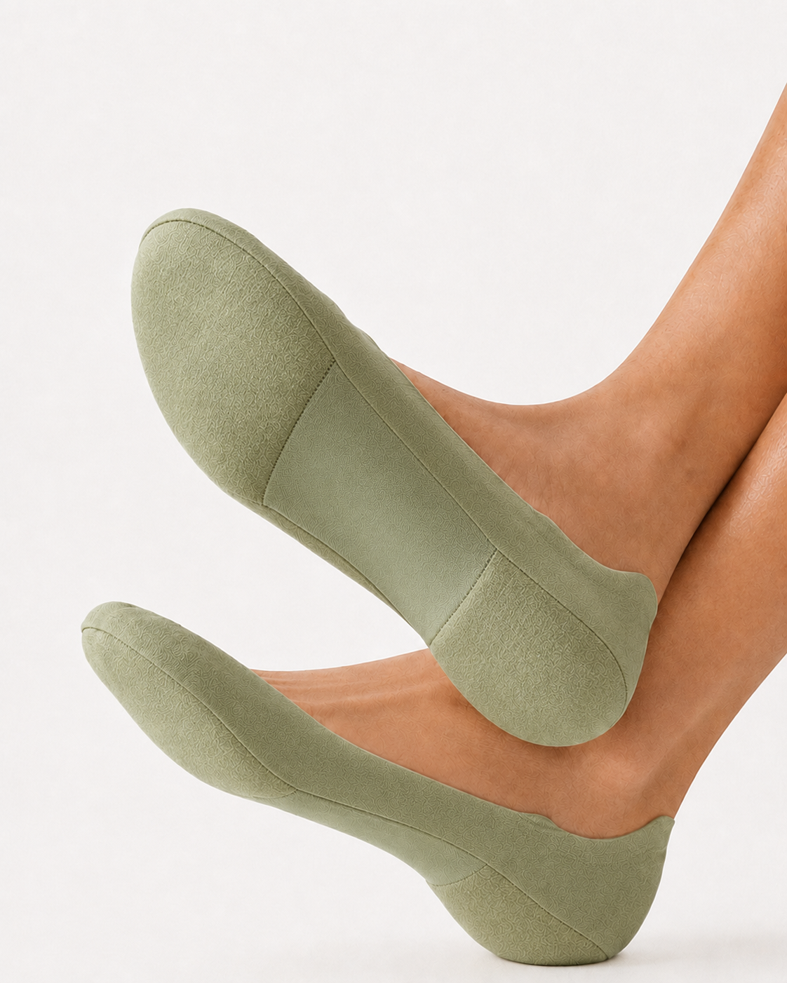 6-Pair Pure Cotton Non-Slip Invisible Boat Socks