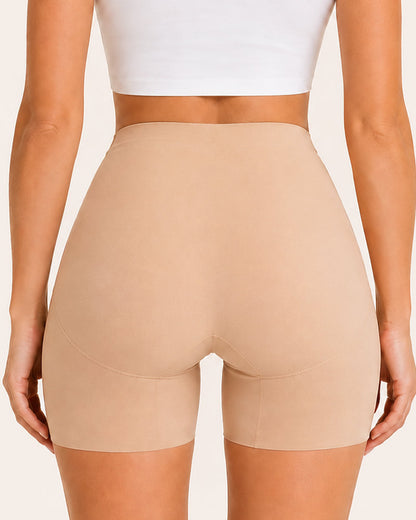 2-Pack High Waist Tummy Control Seamless Breathable Mesh Shaping Shorts