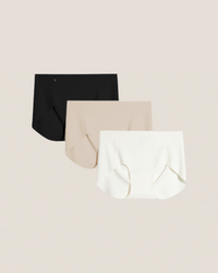 [3-Pack]Black+Nude+Beige