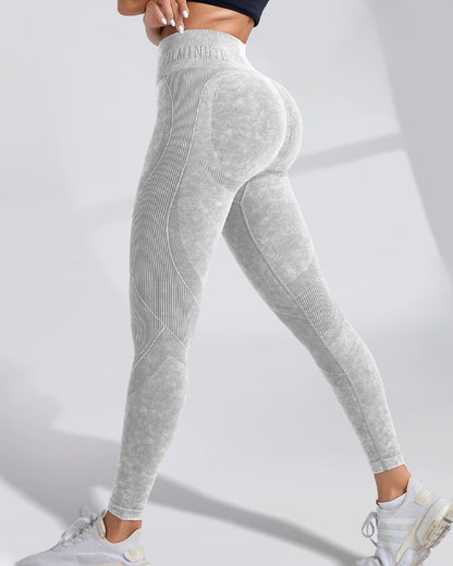 High Waisted Hip-lifting Seamless Quick-drying Yoga Leggings