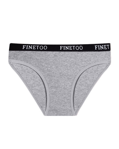 Mid-rise Ribbed Cotton Breathable Briefs