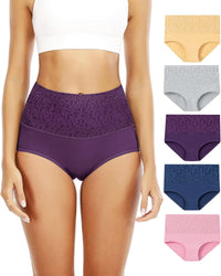 [5 Pack]Beige+Grey+Purple+Blue+Pink