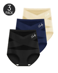 [3-Pack]Black+Nude+Blue