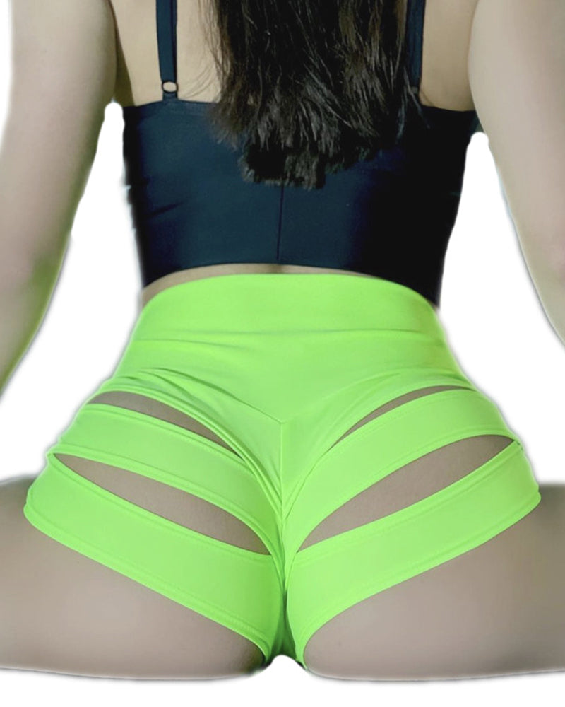 Sexy High-waisted Stretch Seamless Hollow Panties