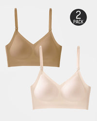 [2-Pack]Beige+Tan