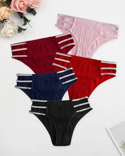 Sexy Openwork Glossy Waistband Comfortable Breathable Underwear