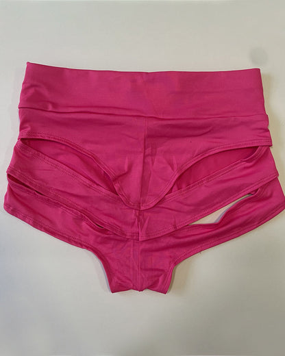 Sexy High-waisted Stretch Seamless Hollow Panties