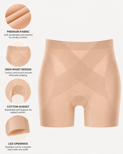 Seamless Tummy Control Hip Enhancement Butt Lifter Shaping Shorts