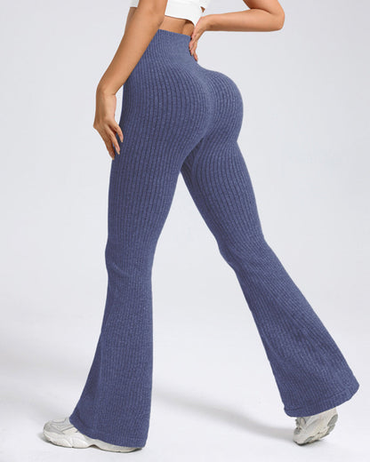 Women's Casual High-Waisted Comfortable Breathable Sports Yoga Tight Flare Pants
