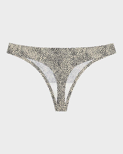Floralshe®Low-Rise Animal Print Seamless Thong Panty