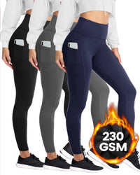 [3-Pack]Black+Grey+Navy Blue