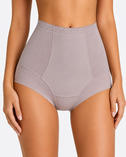 High-waisted Tummy-control Breathable Ice Silk Seamless Panties
