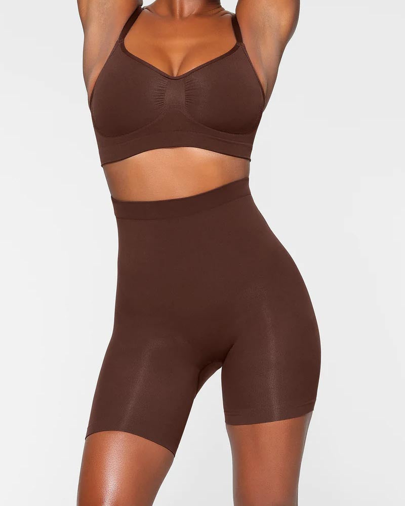 Seamless High Waist Hip-Lifting Shorts