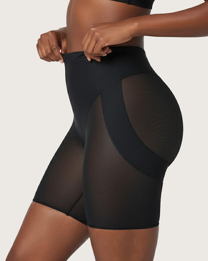 Tummy-flattening Firming Butt-lifting Seamless Shaping Shorts