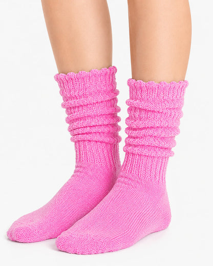6-Pair Women's Bamboo Fiber Cable Knit Socks